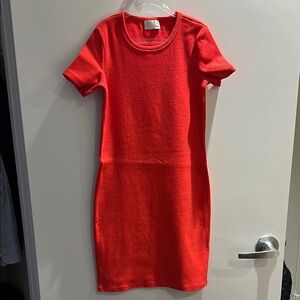 Aritzia Vibrant Red Mini Dress